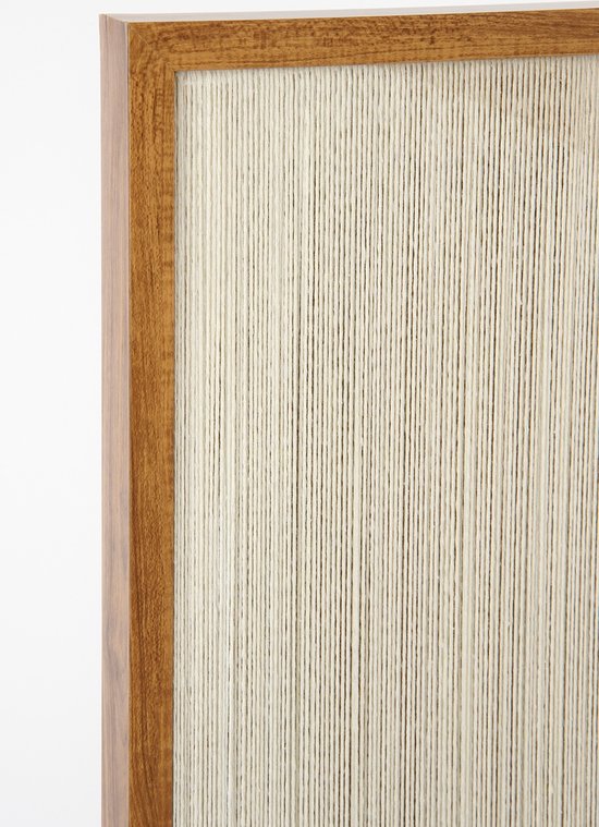 Mica Decorations Décoration murale Cercle - L50 x L60 x H3 cm - Beige
