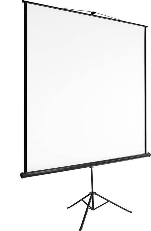 TecTake - Ecran de projection avec support 178 x 178 cm 402514