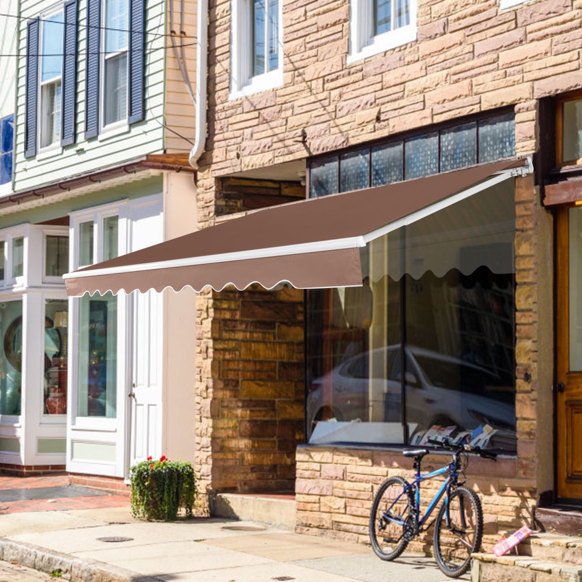 Store extensible Coast Sunshade 245 x 200 cm Marron