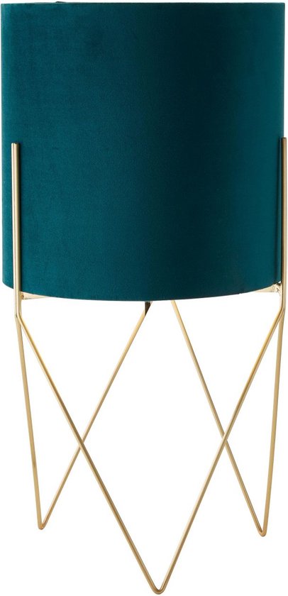 Brillant | Atami lampadaire laiton brossé/essence | 1x A60, E27, 28W, convient aux ampoules normales (non incluses)