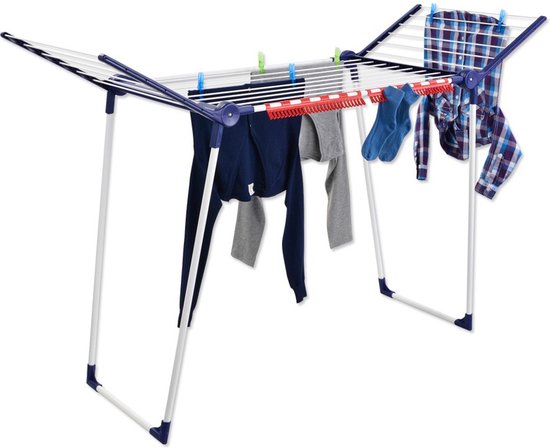 Leifheit étendoir à linge Pegasus 150 solid slim - 15 m de longueur de séchage