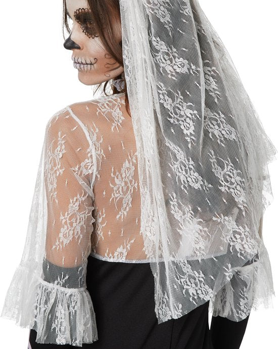 Dressforfun Creepy skeleton bride L - déguisement halloween dress up partywear carnaval costume carnaval party dress - 302007