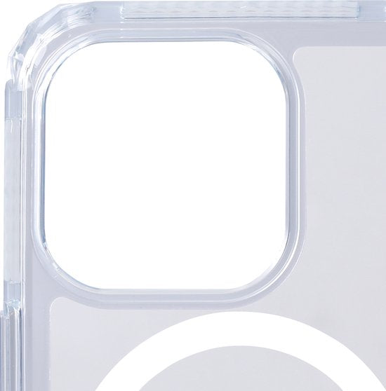 SoSkild Case iPhone 15 Pro MagSafe - Defend Heavy Impact Case - Étui magnétique Magsafe transparent - Transparent