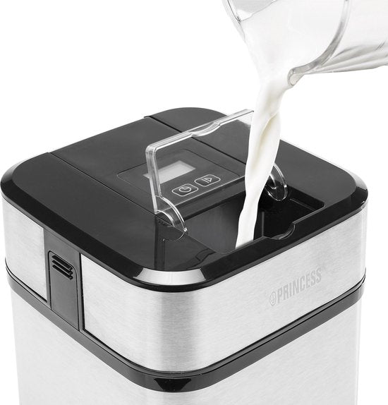 Princess 282605 - Machine à glace - 1,5 litre - Crème glacée - Glace au yaourt - Yaourt glacé - Sorbet - Machine à glace - Compacte