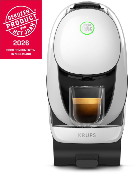Krups NESCAFÉ Dolce Gusto NEO YY5677 - Machine à café Caffè - Blanche - Spécialement conçue pour les amateurs de café noir