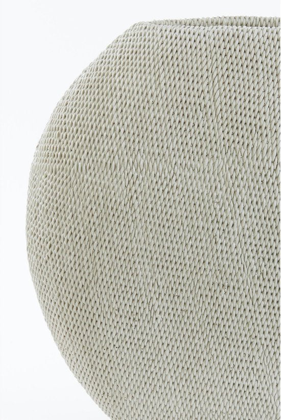 Vase Mashaba de Light & Living - Sable - 50 x 20,5 x 45,5 cm - Plastique - Moderne - Vase à fleurs - Décoration d'intérieur - Vase décoratif pour le salon ou la chambre à coucher