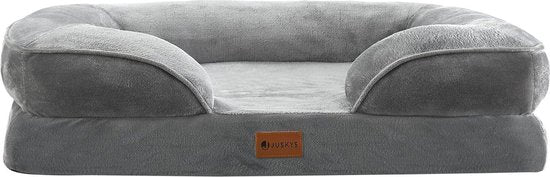 Juskys Panier pour chien / panier pour chat Sheena M - 72 x 60 cm - Gris