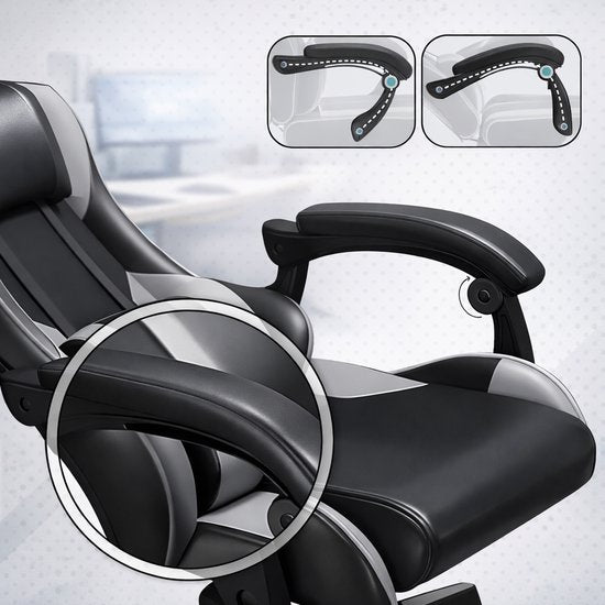 Bayt Gaming Chair - Chaise de jeu - Chaise de bureau ergonomique - Noir - Réglable