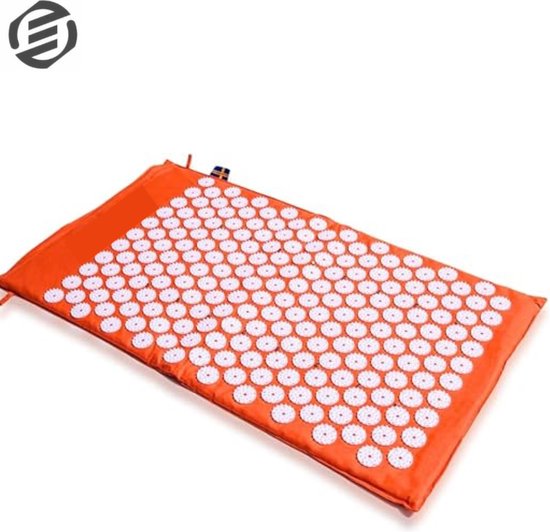 Tapis Equivera - Tapis Shakti - Tapis d'acupression - Tapis à picots - Orange
