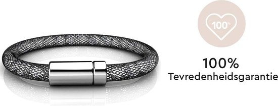 Yolora Ladies Mesh Bracelet - Kalpa Camaka Crystals - Bracelet femme noir - Bijoux - Boîte cadeau de luxe - Boîte cadeau - Boîte cadeau exclusive - Belle boîte cadeau - Cadeau de fête des mères