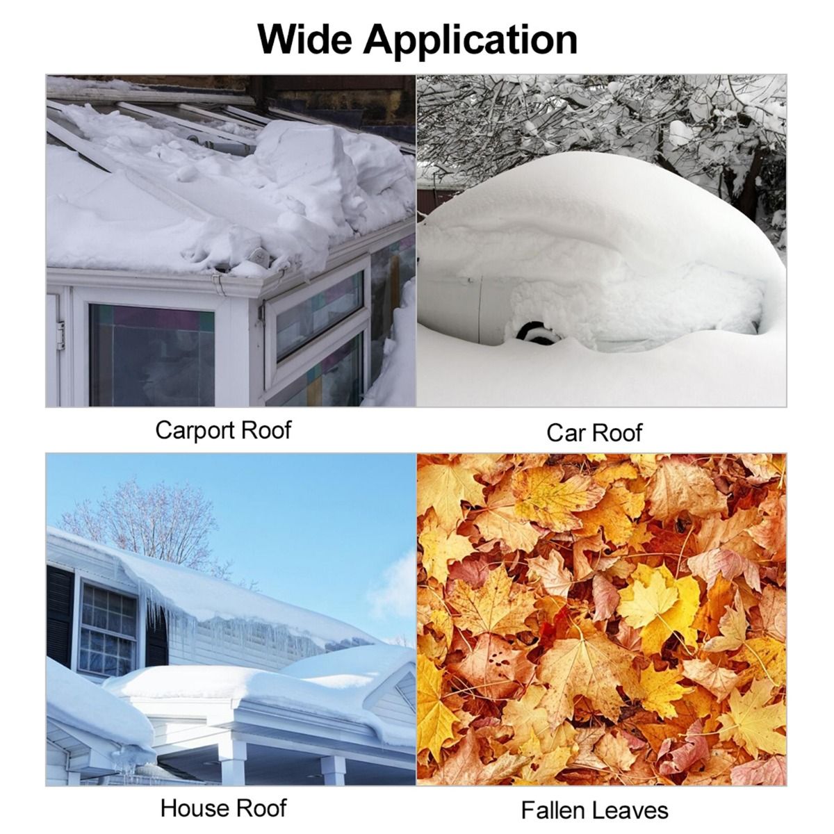 Déneigeuse Coast pour toits - Télescopique - 190 - 640 cm