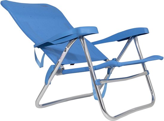 Crespo - Chaise de plage - AL/205 - Bleu