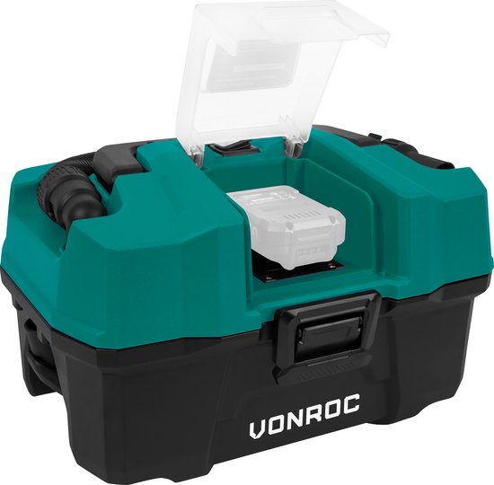 VONROC Nettoyeur / aspirateur compact tout usage - 20V - Accessoires divers - Sans batterie ni chargeur