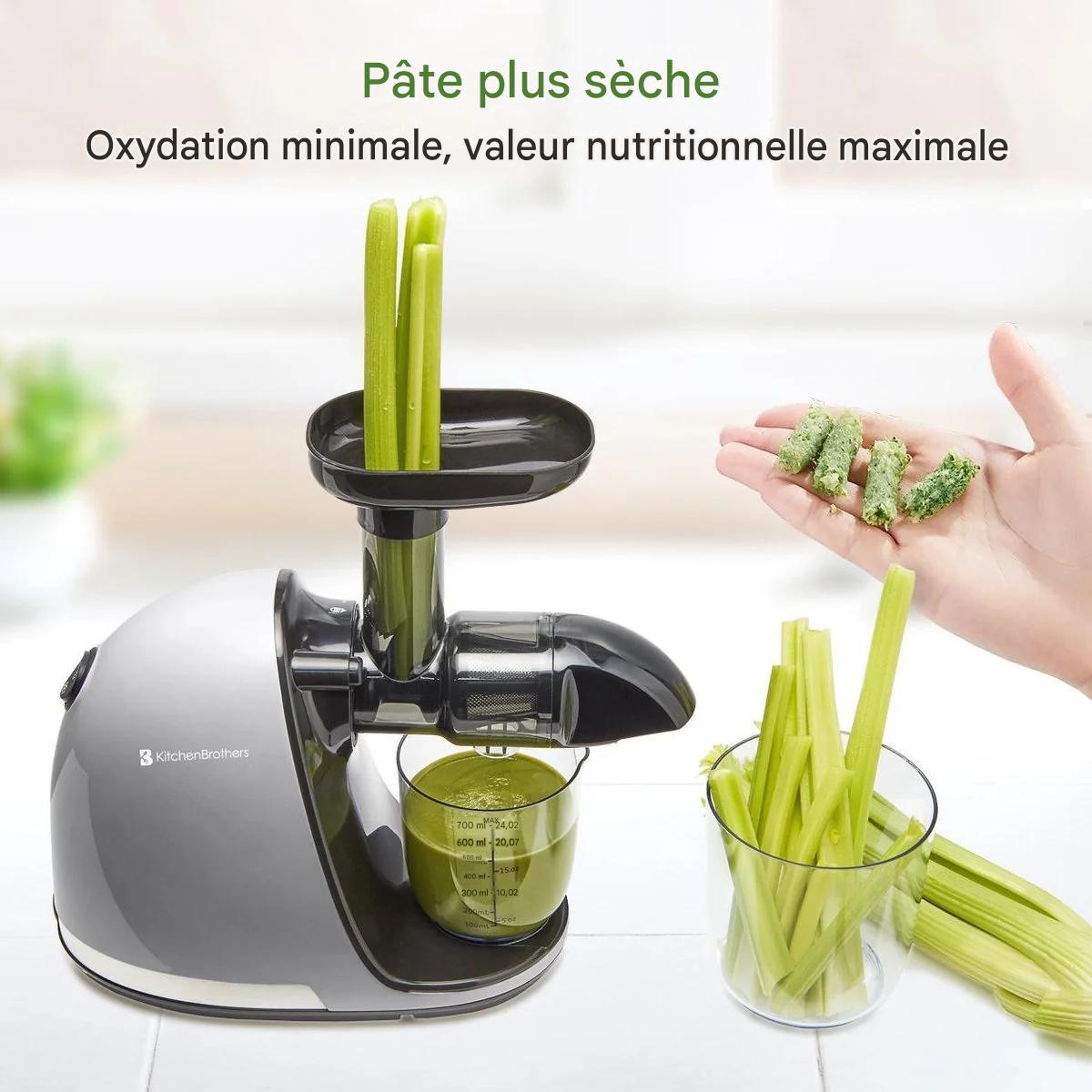 Presse-agrumes KitchenBrothers - 700ml - Gris
