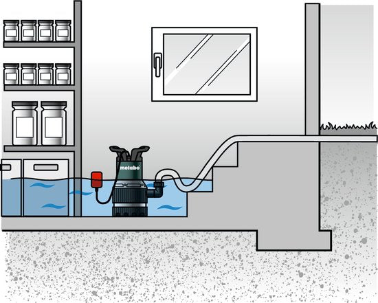 Pompe submersible Metabo TPS 14000 S Combi - 770 W - 14 000 l/h