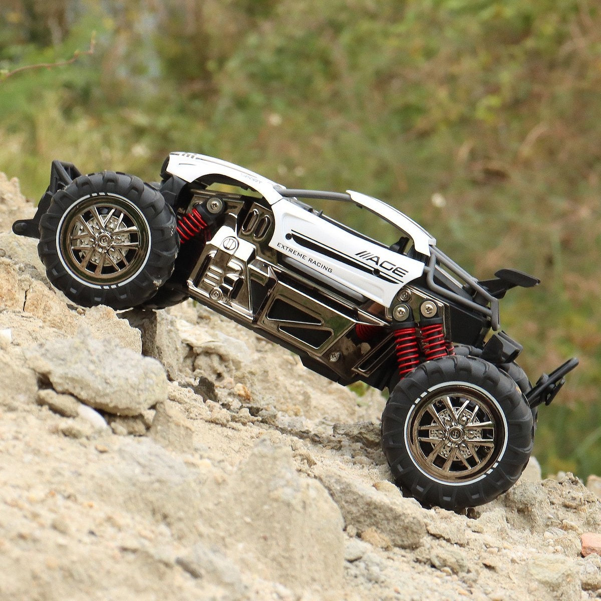Fuegobird RC Car - Véhicule RC - voiture jouet à grande vitesse - blanc