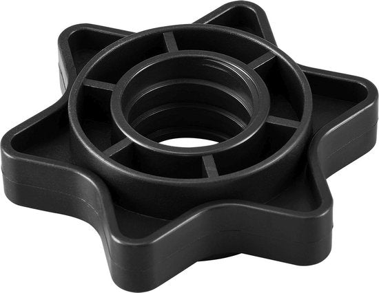 Haltères 10 kg - Juskys - 1 Pièce - Remplis de sable - noir