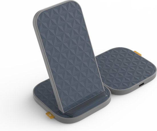 Xtorm 15W iPhone Charger with Charging Stand / Wireless Charger iPhone / Wireless Charger - Chargeur sans fil - Convient à iPhone 15 / Apple Charger / iPhone Charger Wireless - Gris
