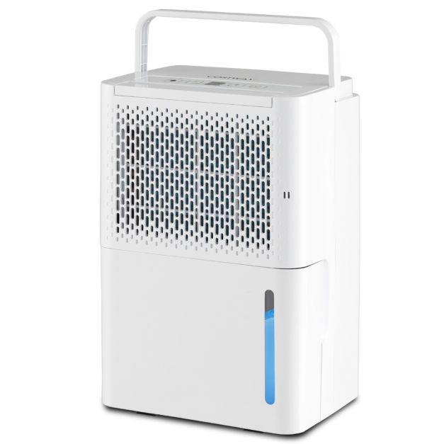 Déshumidificateur Coast - Jusqu'à 15 m² - 240V - 42 dB - Réservoir 2.2L - 27 x 20.5 x 40.5 cm - Blanc