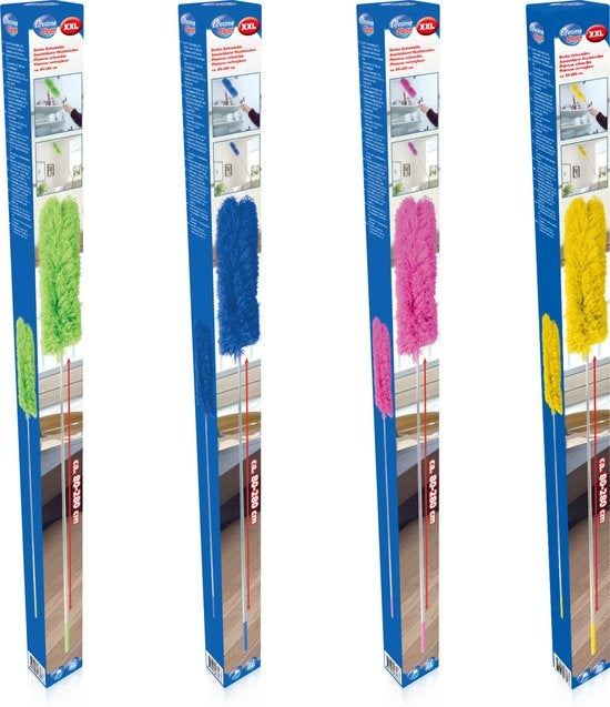 Lifetime Clean Pelle à poussière télescopique - Pelle à poussière avec manche télescopique - Extensible de 80-280CM - Pelle à poussière - Plastique