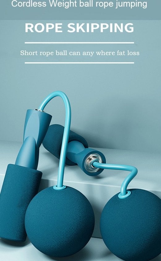 Garpex® Wireless Sports Jump Rope - corde à sauter lestée - corde à sauter de fitness - entraînement - fitness - noir