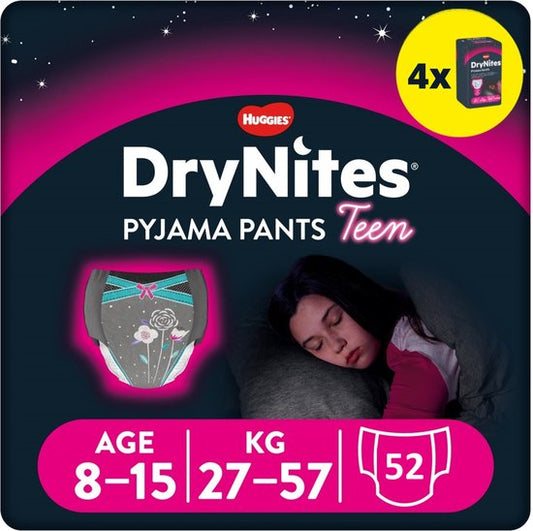Culottes de protection Drynites - filles - 8 à 15 ans - 13 pièces