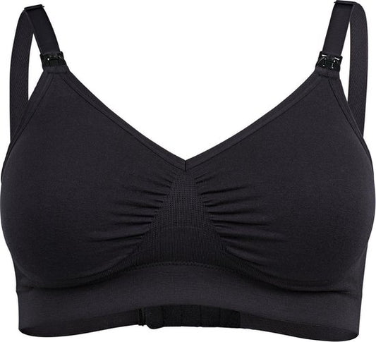 Soutien-gorge Medela Keep Cool Ultra - Soutien-gorge d'allaitement sans coutures - Soutien-gorge de grossesse avec 6 zones respirantes - Tissu Soft Touch – Confortable et offrant un bon maintien - Noir - Taille S
