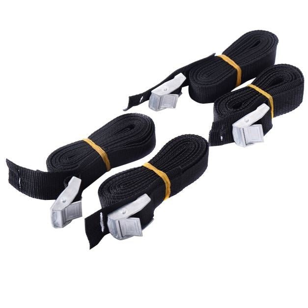 Coast 4 x Kayak Carrier Boat Holder Universal for car roof racks, including 4 all-purpose straps
