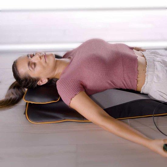 Belena Air Stretch - Tapis de massage lombaire et de yoga - Tapis de massage pour tout le corps avec fonction chauffante - Massage - Étirements - 4 programmes - 3 niveaux d'intensité - Télécommande incluse