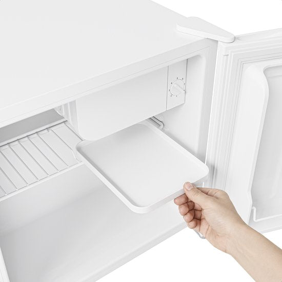 Mini-réfrigérateur KitchenBrothers - 43 L - Petit réfrigérateur - Minibar - Autonome - Frigo - Compact - Blanc