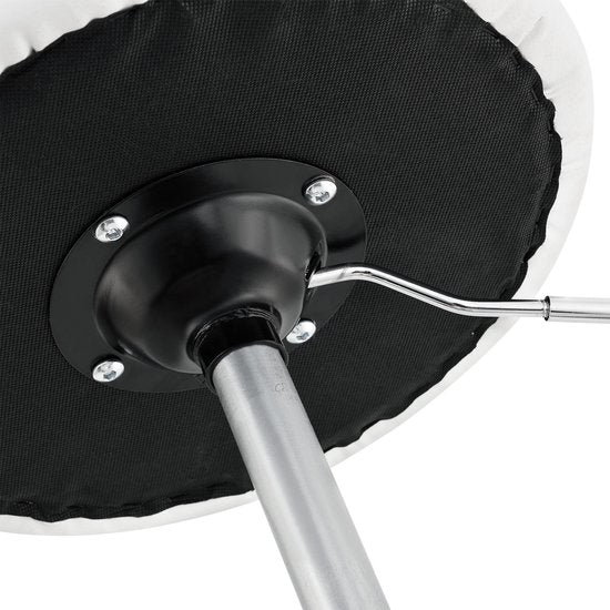 Tabouret de coiffeuse pivotant / Tabouret Tonia - Blanc - ø 38,5 x 65 cm