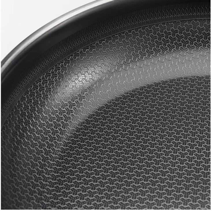 Thermos Thermoclad Poêle wok en acier inoxydable - 30 cm - Sans PFAS - Répartition uniforme de la chaleur