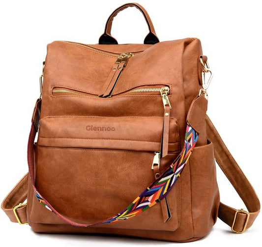 Sac à dos Glennoo - Sac à dos femmes - Imperméable - Petit - Compartiment antivol - Dos, épaule, sac à main