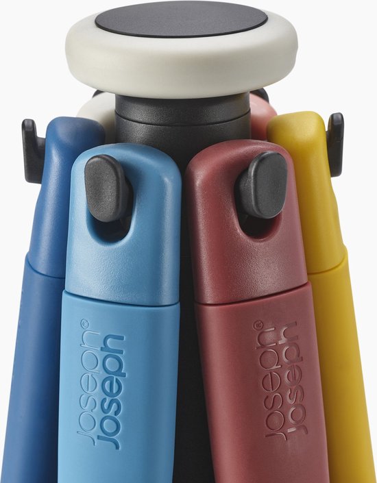 Carrousel avec ustensiles de cuisine, lot de 6 pièces, couleurs chaudes - Joseph Joseph | Elevate