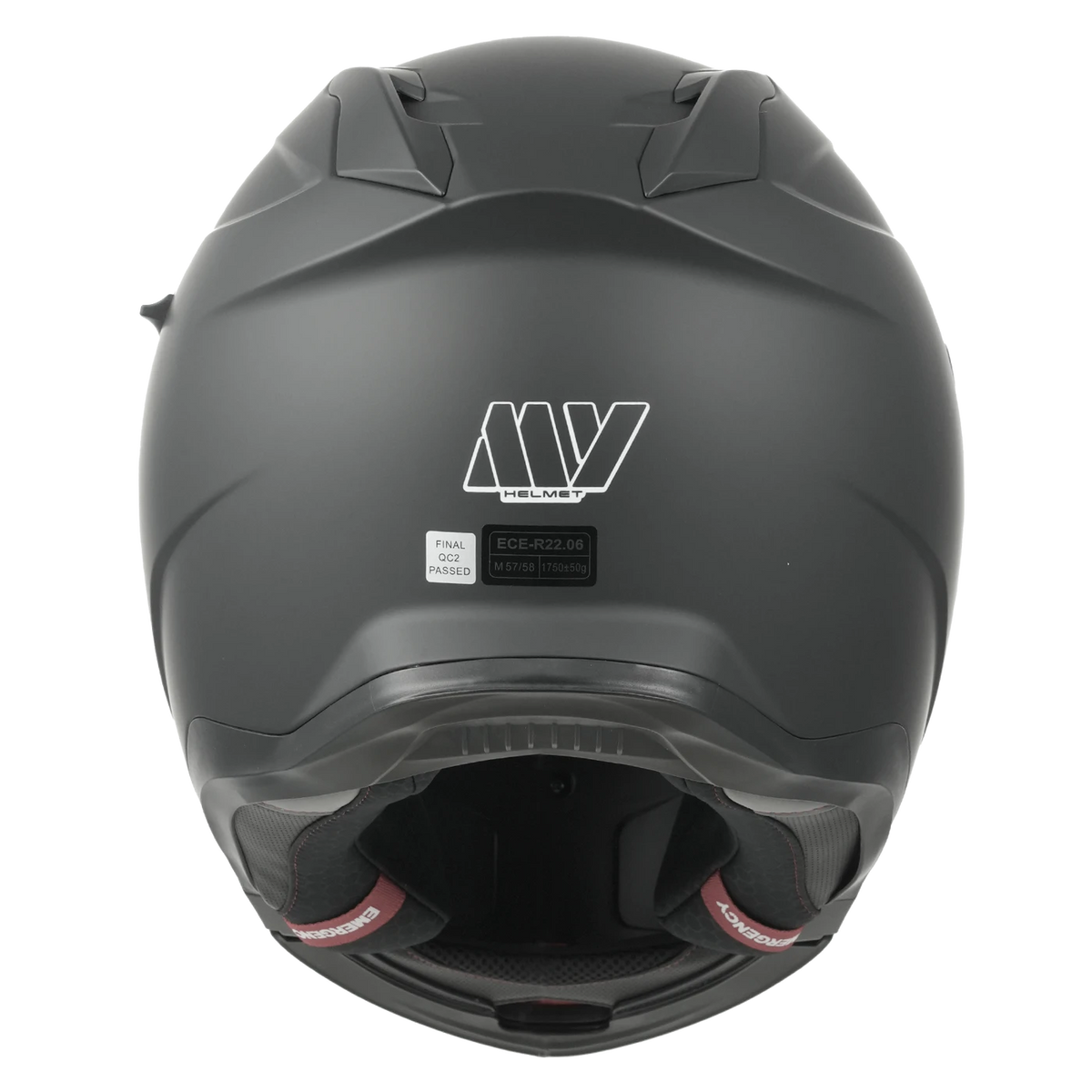 Casque moto à visière relevable MY Flip-Up – Certifié ECE 22.06 – Taille M – Noir mat et argent – ABS