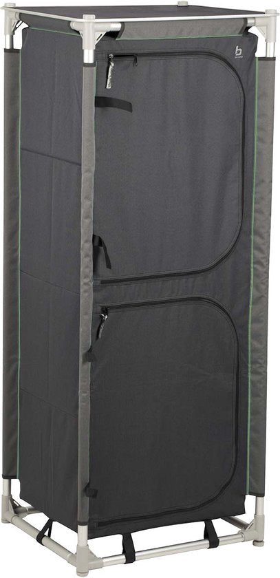 Bo-Camp - Armoire - Emerald - Haute - 140 x 57 x 47 cm