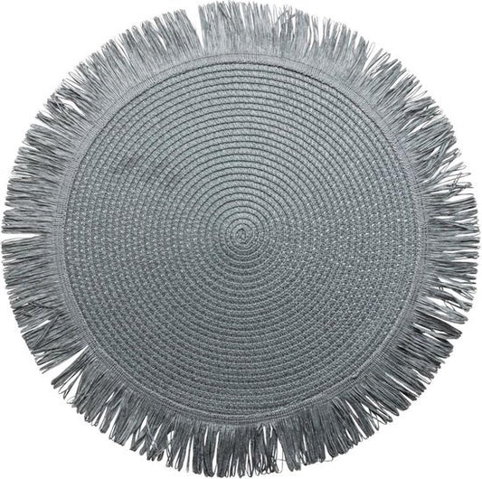S/2 Sets de table ø38cm Gris foncé