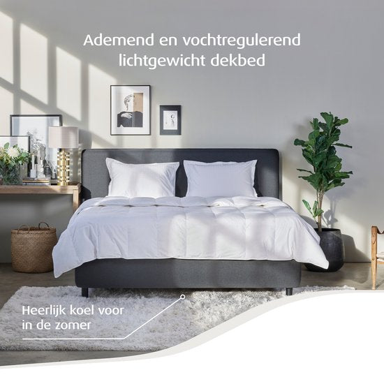HOME by TEMPUR® Couette - couette en duvet - 140 x 200 cm - couette d'été - couette légère - Lavable