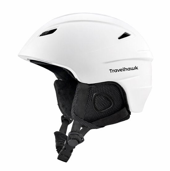 Travelhawk Ski Helmet - Casque de snowboard - Casque de ski - Unisexe - Blanc - L