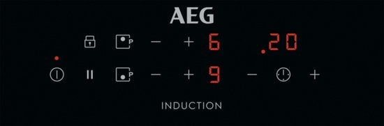 AEG IKB32300CB Noir Table de cuisson encastrable 30 cm à induction, 2 zones