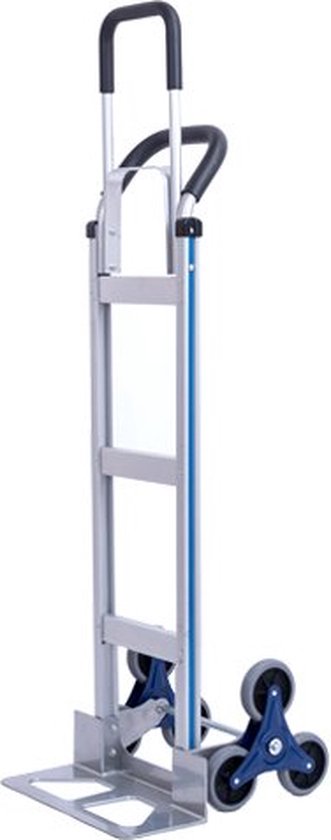 BRASQ Chariot pliable en aluminium - Capacité 150 KG - Chariot d'escalier - Chariot de transport - Chariot