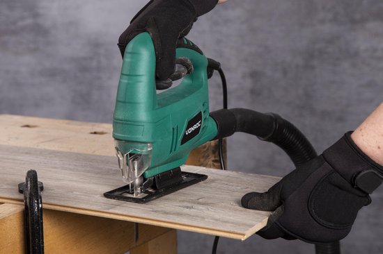 Scie sauteuse VONROC - 550W - système de changement rapide - Accessoires et sac de rangement inclus