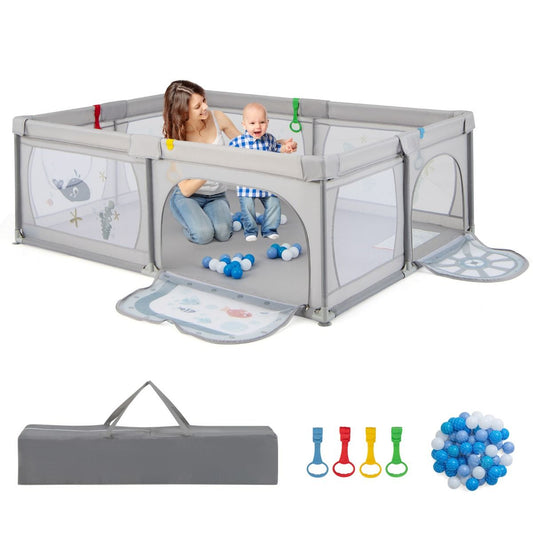 Coast Baby Box - Pliable - Zip - 206 x 147 x 68.5 cm - 50 balles incluses