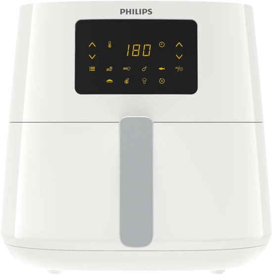 Friteuse Philips série 3000 HD9270/00, 6,2 l - 2 000 W - Friteuse à air chaud, argent/blanc