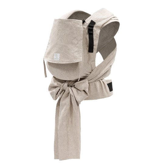 Stokke Limas Carrier Plus, Floral Beige - Version 2023 (OCS) - Porte-bébé à demi-boucle - Trois positions de portage - Convient aux bébés de 1 mois/4 kg à 18 kg