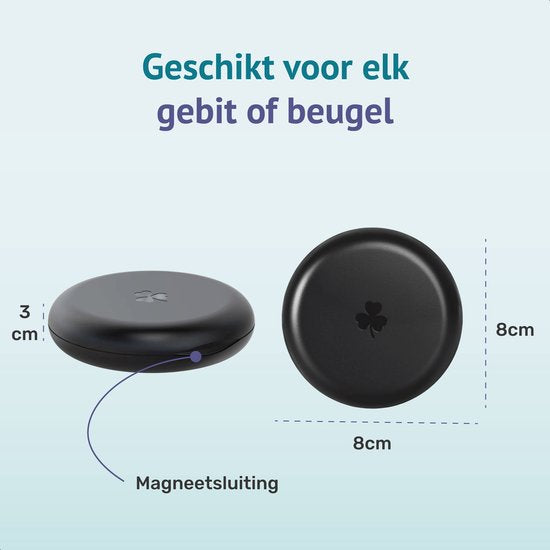 Alyze Plateau pour prothèses dentaires - Noir - Pour prothèses dentaires - Appareil dentaire - Dentures - Plateau - Plateau pour prothèses dentaires