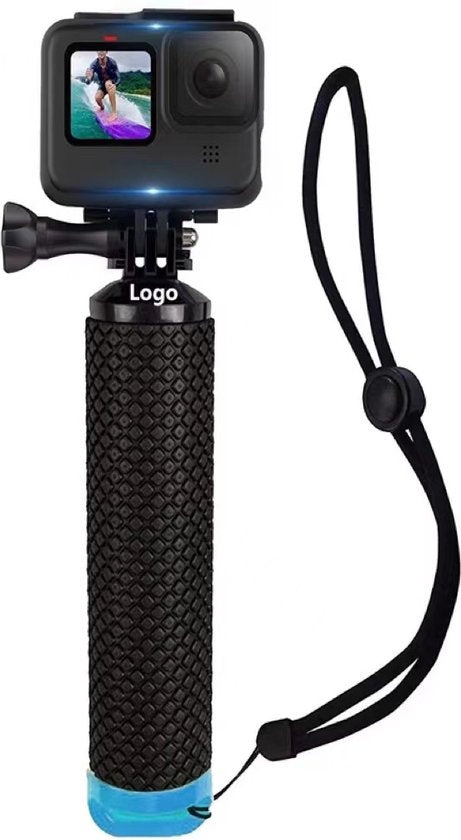 Garpex® Floating handgrip floater - Bobber universel - Accessoire adapté à toutes les caméras d'action - Jaune