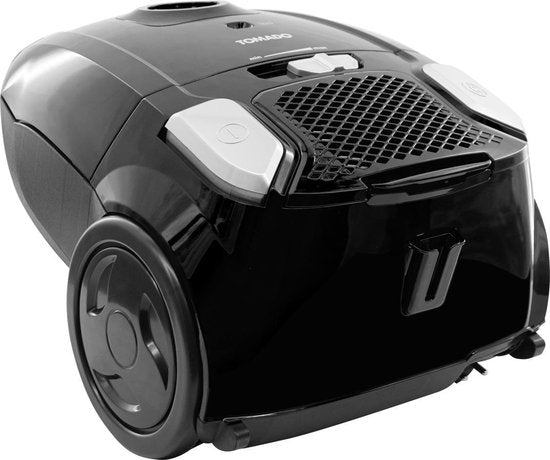 Tomado TVC3001B - Aspirateur à sac puissant - Filtre HEPA 13 - Longueur du cordon 7 mètres - Noir