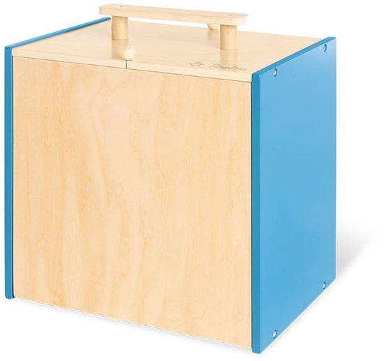 Commissariat de police en bois - univers de jeu « Commissariat de police Gordon » avec accessoires - transportable - pliable