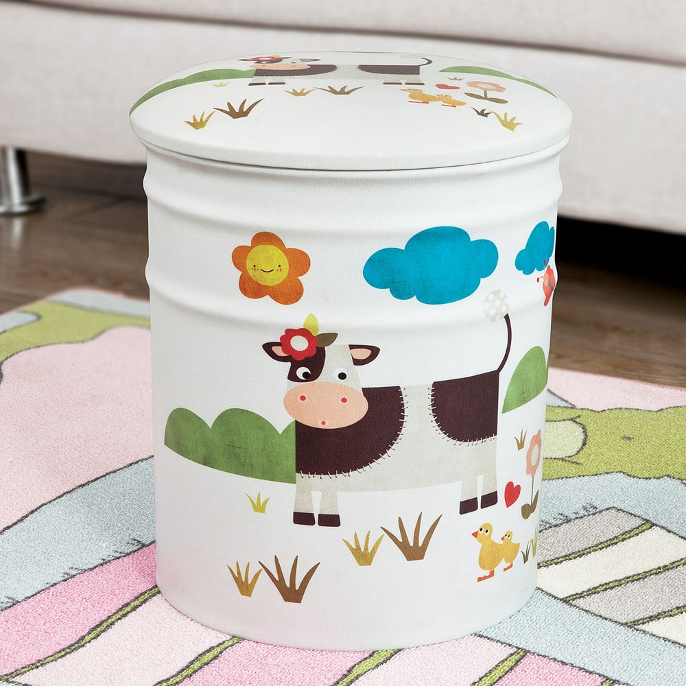 Lot de 2 tabourets de rangement SoBuy Panca – Rembourrés – 37 x 30 x 30 cm